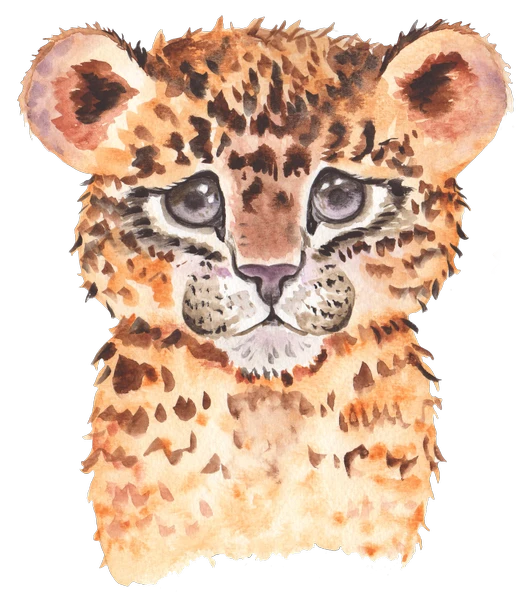 Yavru Leopar Portresi ürün görseli 1