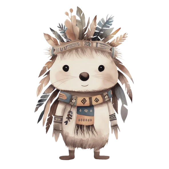 Kirpi Duvar Stickerı ürün görseli 1