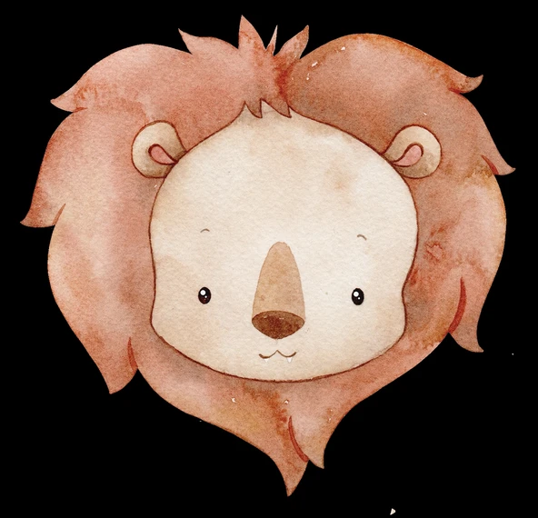 Aslan Kafası Duvar Stickerı ürün görseli 1