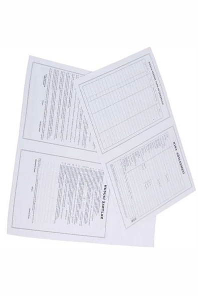 Kira Sözleşmesi ve Tahliye Tahütnamesi 10 Adet Tükenmez Kalem Kira Kontratı ve Tahliye Taahünamesi - 5