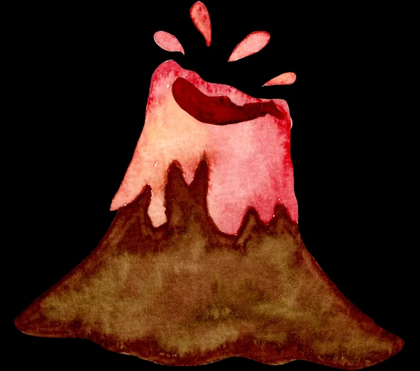 Yanardağ Duvar Stickerı ürün görseli 1