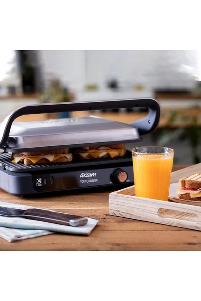 Tostçu Delux 1800 W Granit Tost Makinesi Ar2001 - 5