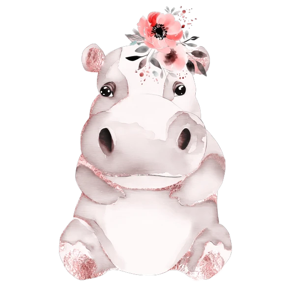 Su Aygırı Duvar Stickerı ürün görseli 1