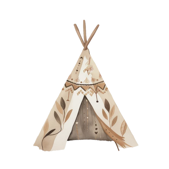 Bohem Çadır Duvar Stickerı ürün görseli 1