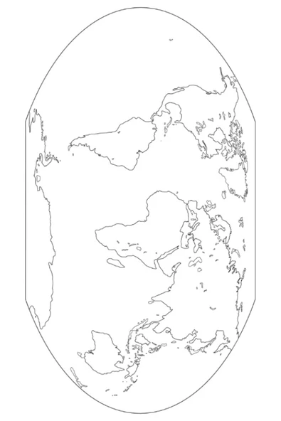Dünya Dilsiz Haritası A4 10 Adet 21x29.7cm Dünya Dilsiz Harita Fotokopi Proje Ödev Doldurulabilir Okul Sınıf - 2