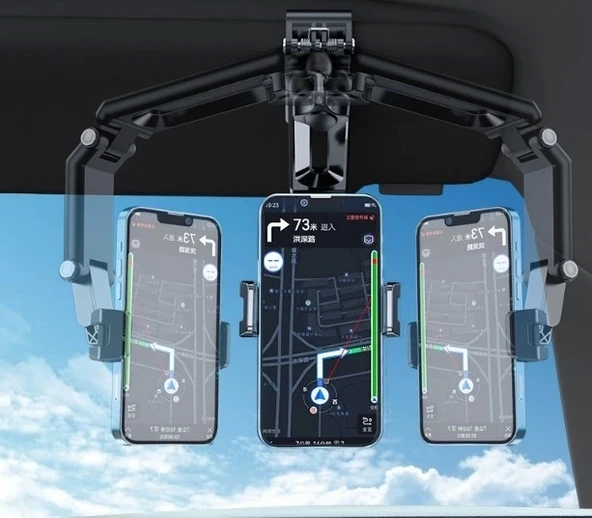Pratik 1080° Dönebilen Çok Fonksiyonlu Telefon Tutucu Cm-103 - 5