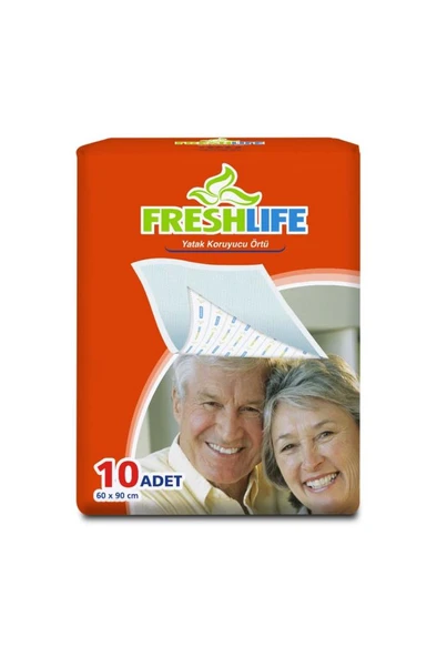 Nessiworld  Freshlife Yatak Koruyucu Örtü 60x90 10 Adet