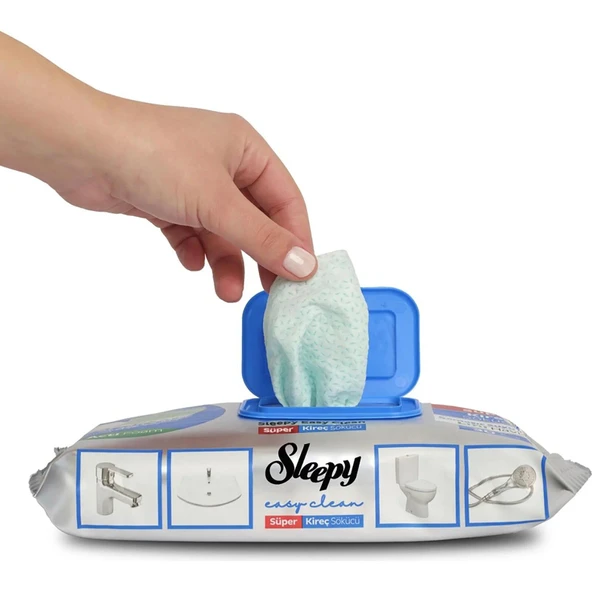 Just Cheap Store Sleepy Yüzey Temizlik Havlusu 30 Adet Kireç Çözücü ürün görseli 1