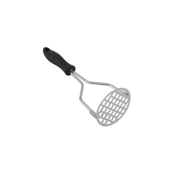 Plastik Saplı Delikli Metal Paslanmaz Patates Muz Yumurta Ezici Püre Yapıcı - 9