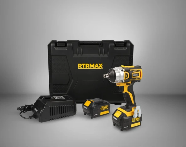 RTX2028 Şarjlı Somun Sıkma Kömürsüz 1/2 250 Nm 2x4 Ah Çift Akü X-Lion - Akü Dahil - 2