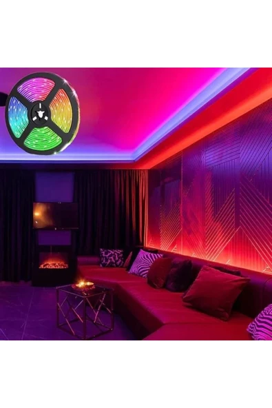Cata  Rgb Şerit Led Seti 3 Renk (5 MT RGB ŞERİT TRAFO RGB KUMANDA) - 6
