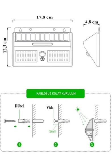 Philips  - Solar Projektör BWS010 LED300/765 30W 6500K - 3