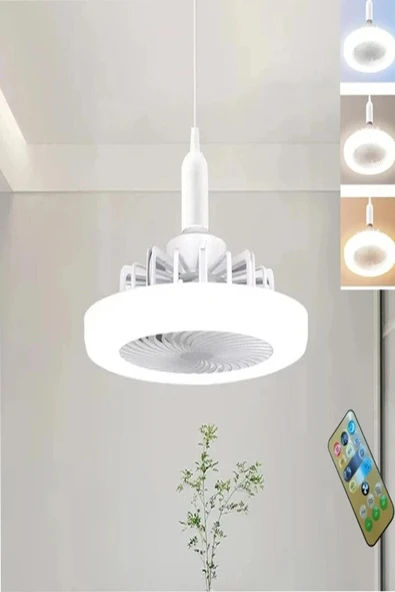 Cata  42W Fanlı Kumandalı Led Ampul Vantilatör - 6