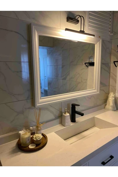 Mikro Aydınlatma  Siyah Kasa Gün Işığı Banyo Duvar Ayna Tablo Aydınlatması Flüt Aplik Kuğu Aplik Ledli Aplik 6w