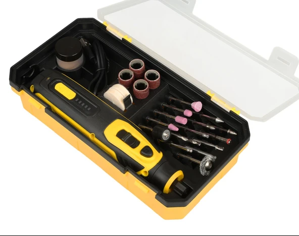 RTM1310 Şarjlı Mini Taşlama Gravür Seti 3.2 mm 2Ah 3.6 V Lion - 42 Parça - 6