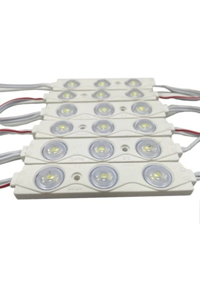 Ledim  10 Adet Mercek Modul Led Beyaz Renk 1,5 W - 2