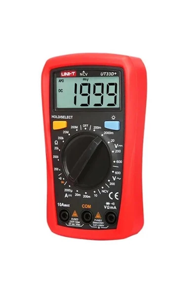 Unit Ut33d 600v 10a Dijital Multimetre - Multimetre - 2 Yıl - 2