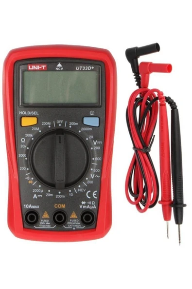 Unit UNI-T UT 33D+ Ncv Dijital Multimetre - Multimetre - 2 Yıl