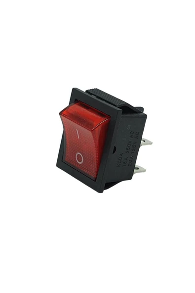 yonextt Kc04 16A Kırmızı Işıklı On Off Açma Kapama Anahtarı Butonu - 2