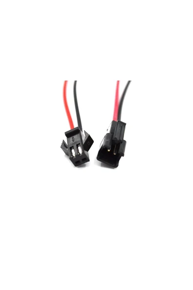 Adam 10 Takım 2 Pin 10cm Kablolu Konnektör Led Elektrik Bağlantı Soket Fiş - 2