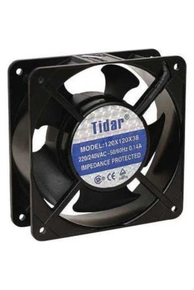MazZ Kare Fan Tidar Uyumlu 120x120x38 220v.