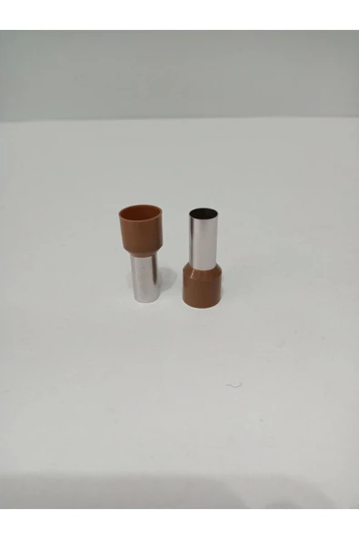YSN 4ga Yalıtımlı Amfi Kablosu Ucu - 25 Mm Izoleli Kablo Ucu - 4ga Yüksük - 2 Adet - 2