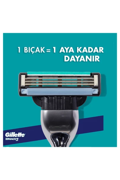 Gillette Mach 3 Yedek Bıçak 2'li - 4