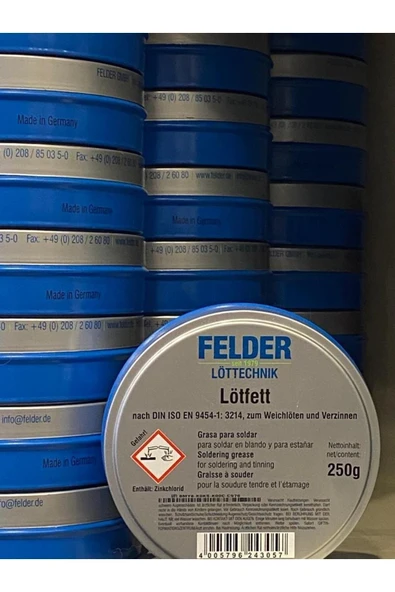 LÖTFETT FELDER LÖTTECHNIK LEHİM PASTASI 250gr