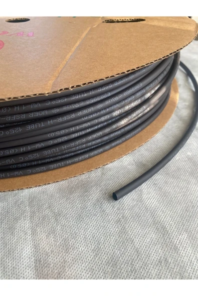 Makaron Isı Ile Daralan Kablo 3metre Korumawoer Daralan Boru Isıyla Daralan 5mm 3mt Fiyatı - 5