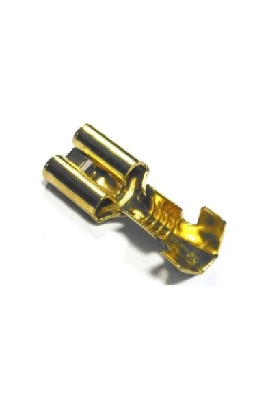 Atarex 6.3mm Tırnaklı Dişi Fiş Terminal Kablo Ucu 20 Adet - 2