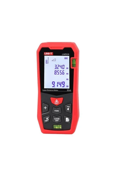 Unit Unı-t Lm50a 50 Metre Lazer Metre Çift Su Terazili Hafızalı - 2