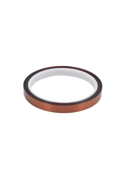 PROSMT Isıya Dayanıklı Yanmaz Kapton Bant 10mm Genişlik, 33m Uzunluk