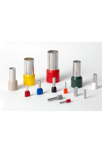 Mas 100 Adet Maasco Yüksük Izole Kablo Ucu 0.75 mm