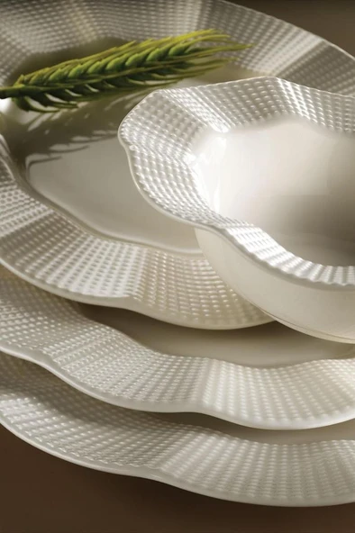 Kütahya Porselen Milena 26 Parça 6 Kişilik Yemek Takımı - 6