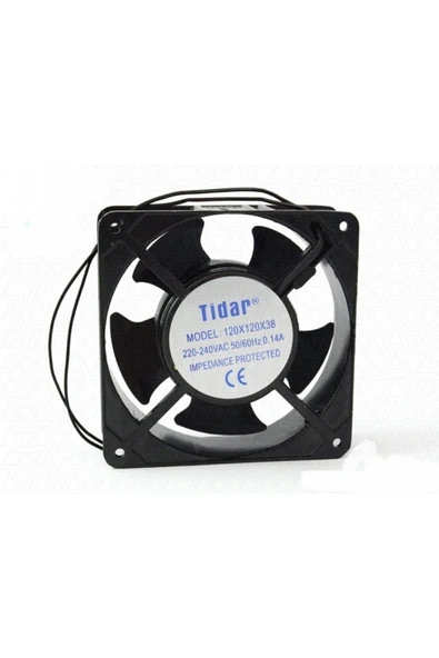 MazZ Kare Fan Tidar Uyumlu 120x120x38 220v. - 2