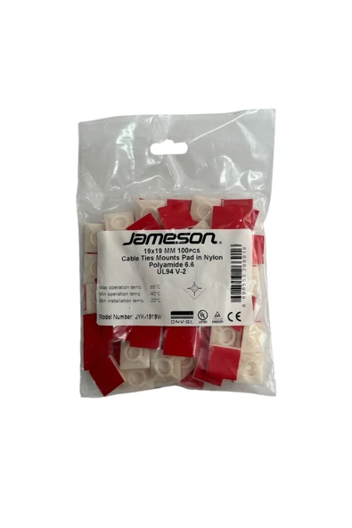 Jameson Yapışkanlı Kroşe Beyaz 19x19 - 3