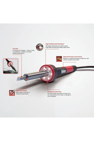 Weller WLIR6023C Ledli Kalem Havya 60 Watt 425°C - 8