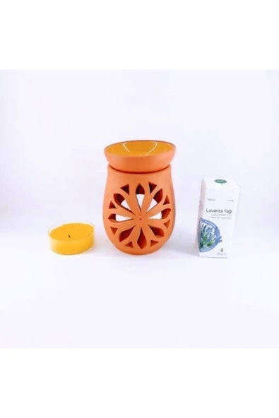 Çömlek Diyar Naturel Buhurdanlık(sarı)