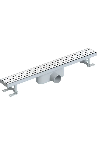 PLS 60 CM KLASİK DİRSEKLİ SABİT KLEPESİZ DUŞ KANALI Y.Ç. Q50