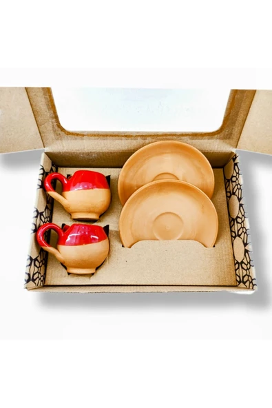 2 Lİ KALPLİ FİNCAN SETİ - 2