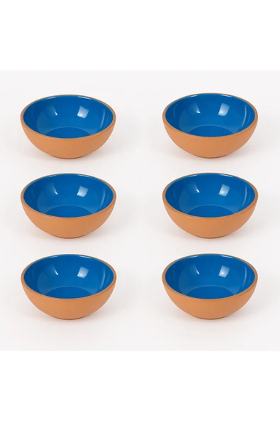 toprak sırlı 10cm kase 6 lı takım