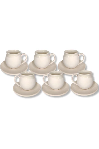 BEYAZ ÇÖMLEK FİNCAN TAKIMI