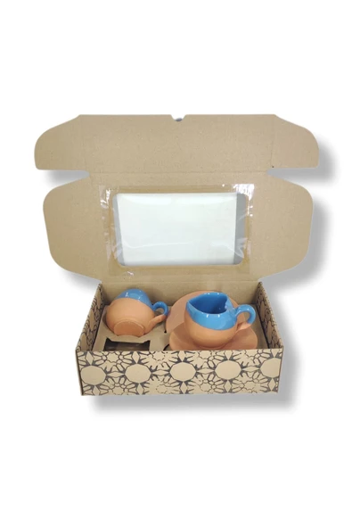 2 Lİ KALPLİ FİNCAN SETİ