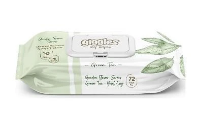 GİGGLES ISLAK MENDİL YEŞİL ÇAY 72 Lİ
