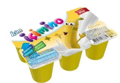 İçim İçimino Büyüme Küpü Muzlu Çocuk Yoğurdu 6x40 gr ürün görseli 1