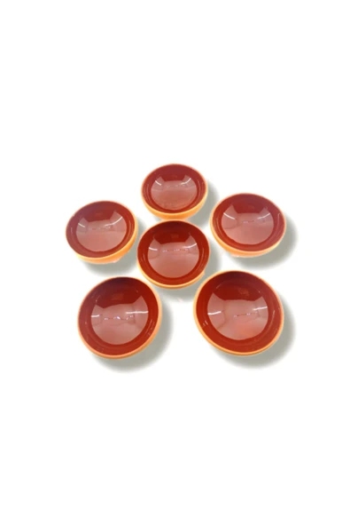 toprak sırlı 10cm kase 6 lı takım