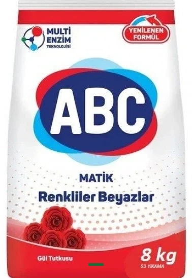 ABC Matik 8kg Gül Tutkusu 2'li avantajlı set