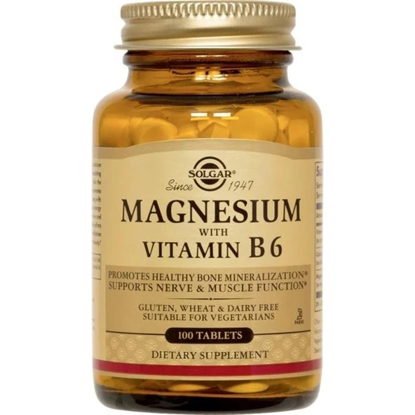 Magnesium Vitamin B6 100 Tablet SLG017207