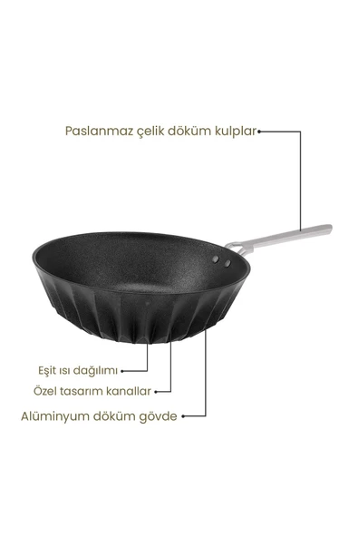 Emsan Diagon 28 Cm Wok Tava - 2