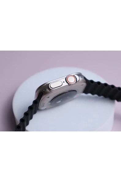 Urfakent Watch 8 Ultra H11 Ultra Plus Aktif Pusula Oyun Modu Üç Kordon 2023 Model 49mm Vidalı 450mah 2.02inc - 5